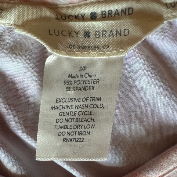 Lucky Brand Tie Dye Top Size Small - Picture 2 of 4